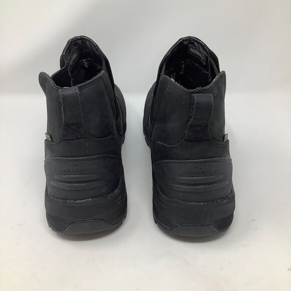 NEW Keen men's Revel IV Waterproof Chelsea boots size 10 43 black leather pullon - Picture 3 of 9